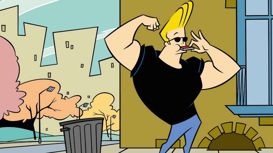 johnny bravo cartoon network trickfilm 1990s tv http://mentalfloss.com/article/502673/10-fun-facts-about-johnny-bravo