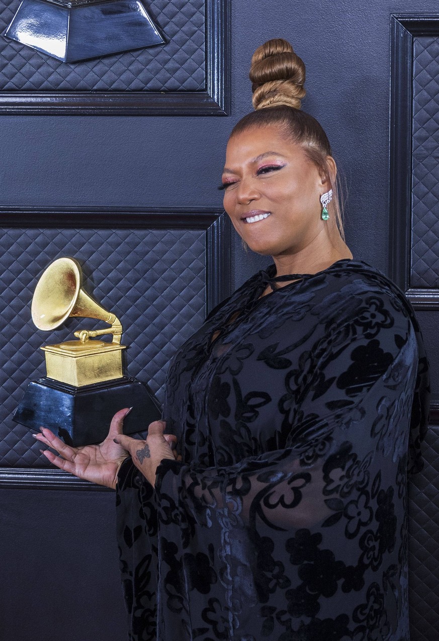 February 5, 2023, Los Angeles, California, USA: Queen Latifah on the red carpet of the 65th Annual Grammy Awards held on Sunday February 5, 2023 at Crypto Arena in Los Angeles, California. /PI Los Ang ...