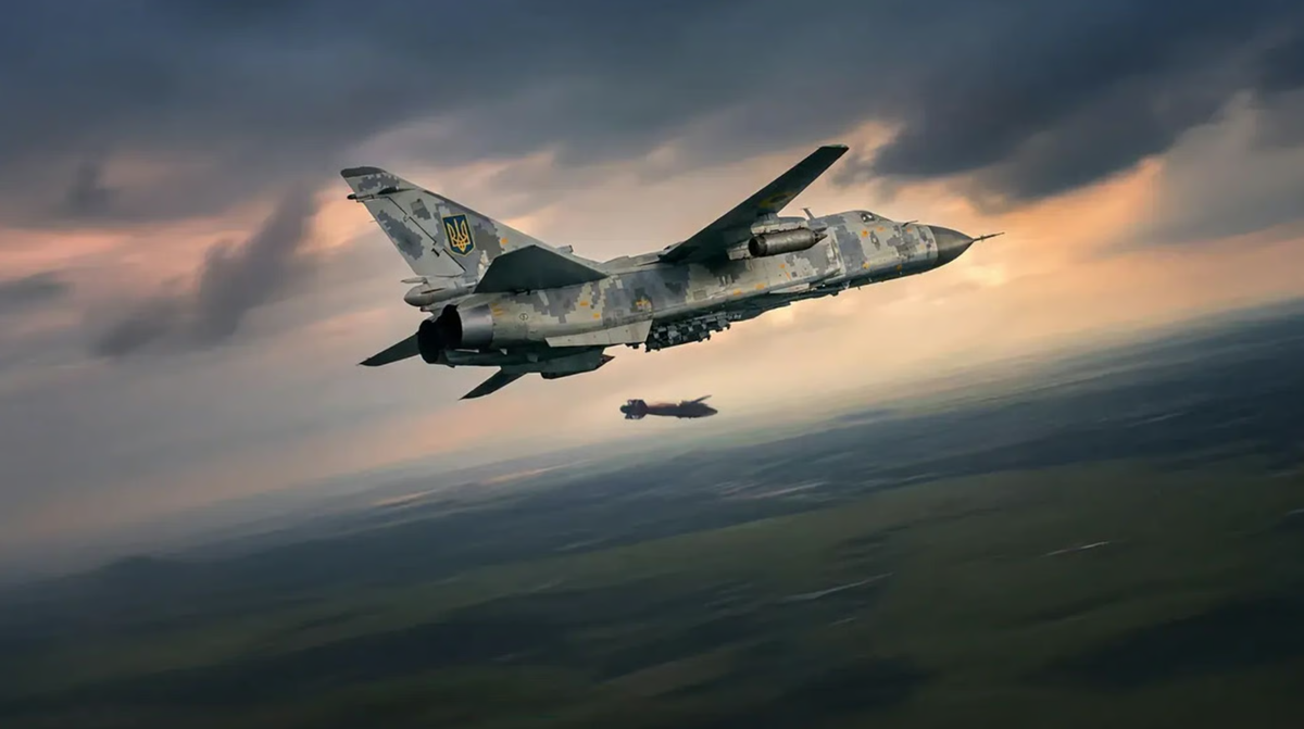 Die Ukraine hat erste Darstellungen der neuen Waffe veröffentlicht. Der Gleitbomber