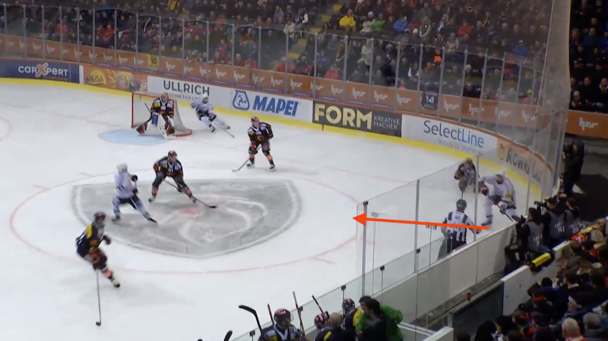 SCB vs. Fribourg-Gottéron: Situation 1