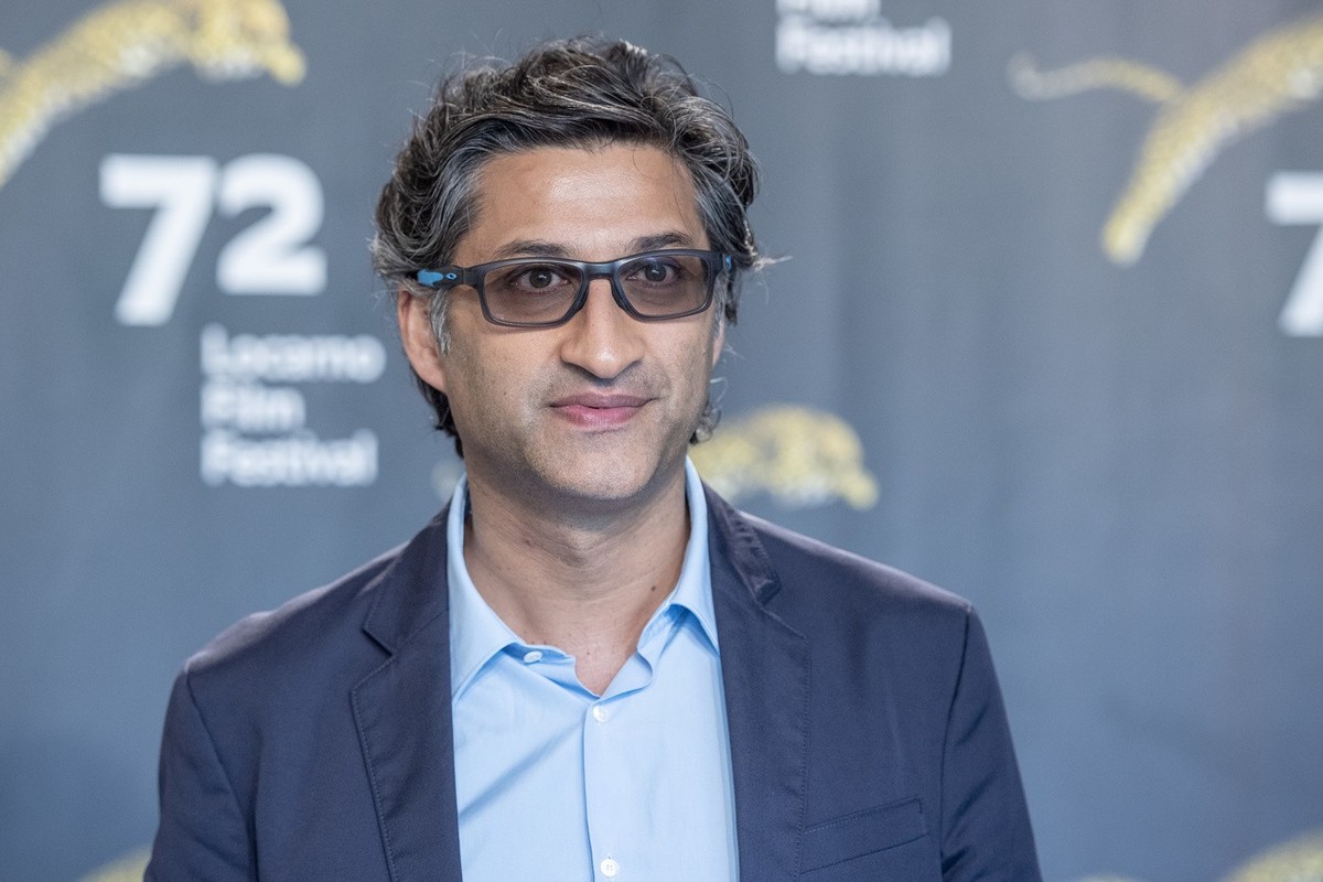 Film Director Asif Kapadia from Great Britain poses during the photocall for the film "Diego Maradona" at the 72th Locarno International Film Festival in Locarno, Switzerland, Thursday, Augu ...