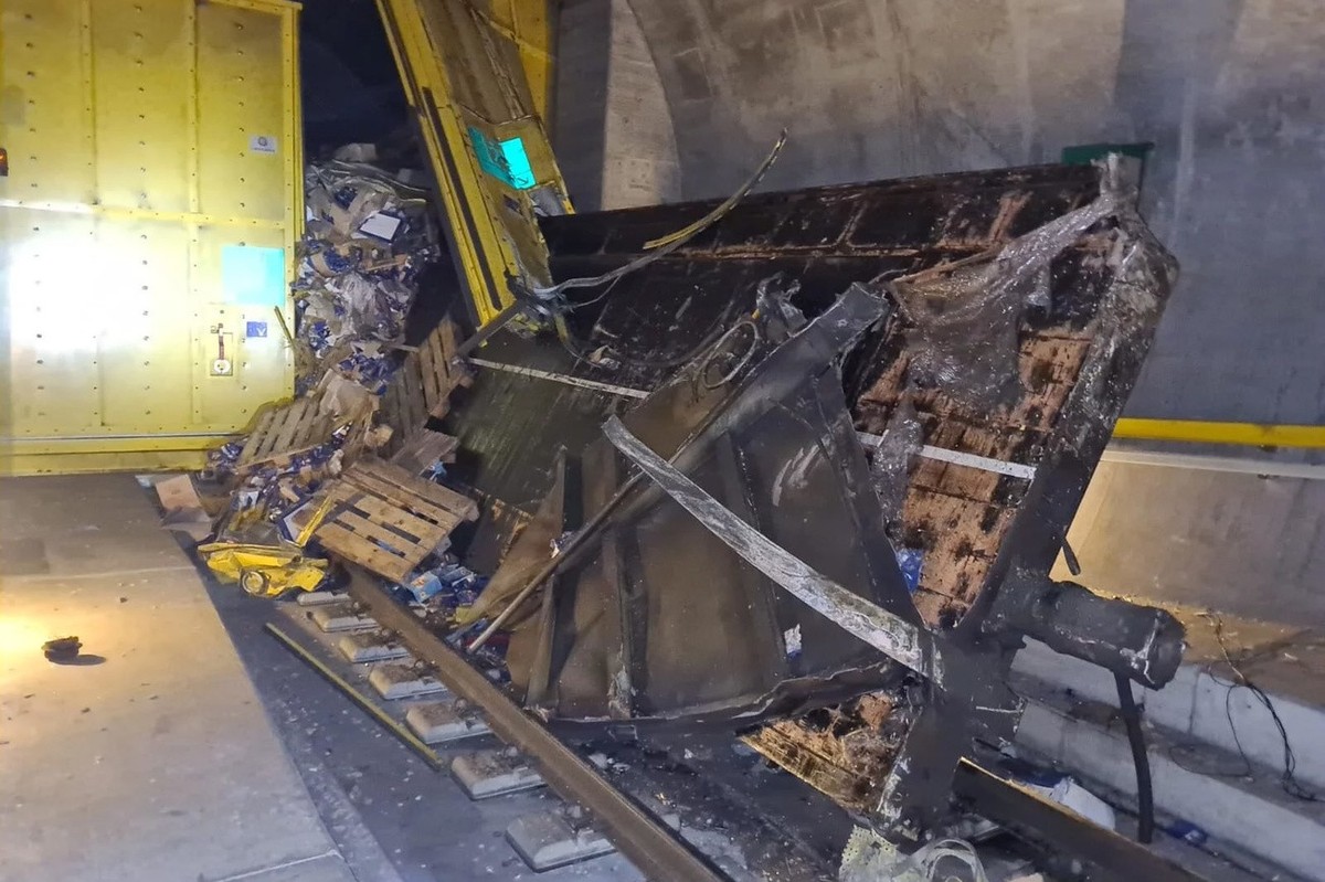 Déraillement dans le tunnel de base du Gothard