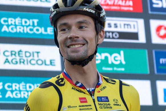 Gara di ciclismo su strada - Giro di Lombardia 2023 Roglic Primoz SLO di Jumbo-Visma durante il Giro di Lombardia 2023, gara di ciclismo su strada a Como, Italia, 07 ottobre 2023 Como Italia PUBLICATIONxNOTxINxFRAxESPxU