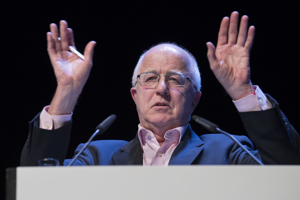 Denis MacShane ehem. Europaminister Grossbritanniens, Brexit-Experte, spricht ueber "Grossbritannien, Europa und der Brexit", waehrend dem Europa Forum, am Montag, 14. Oktober 2016, im Kultu ...