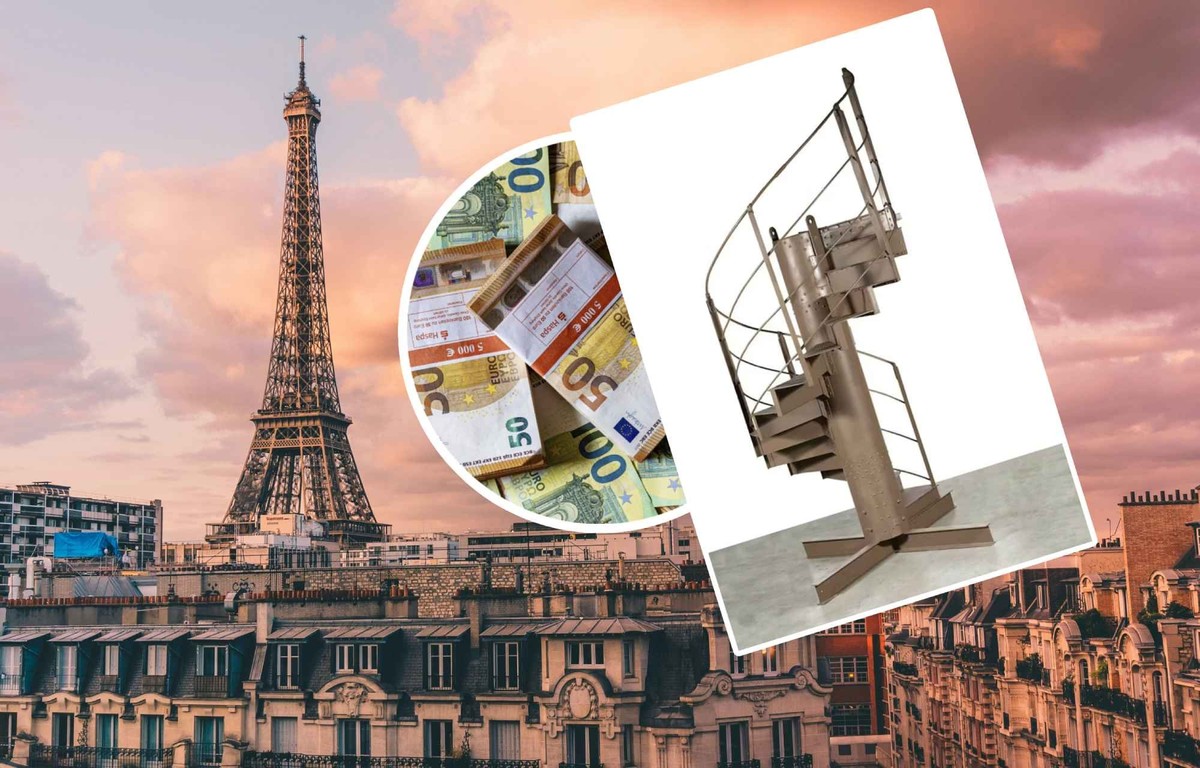 Vous pouvez acheter un escalier de la tour Eiffel: voici le prix.
