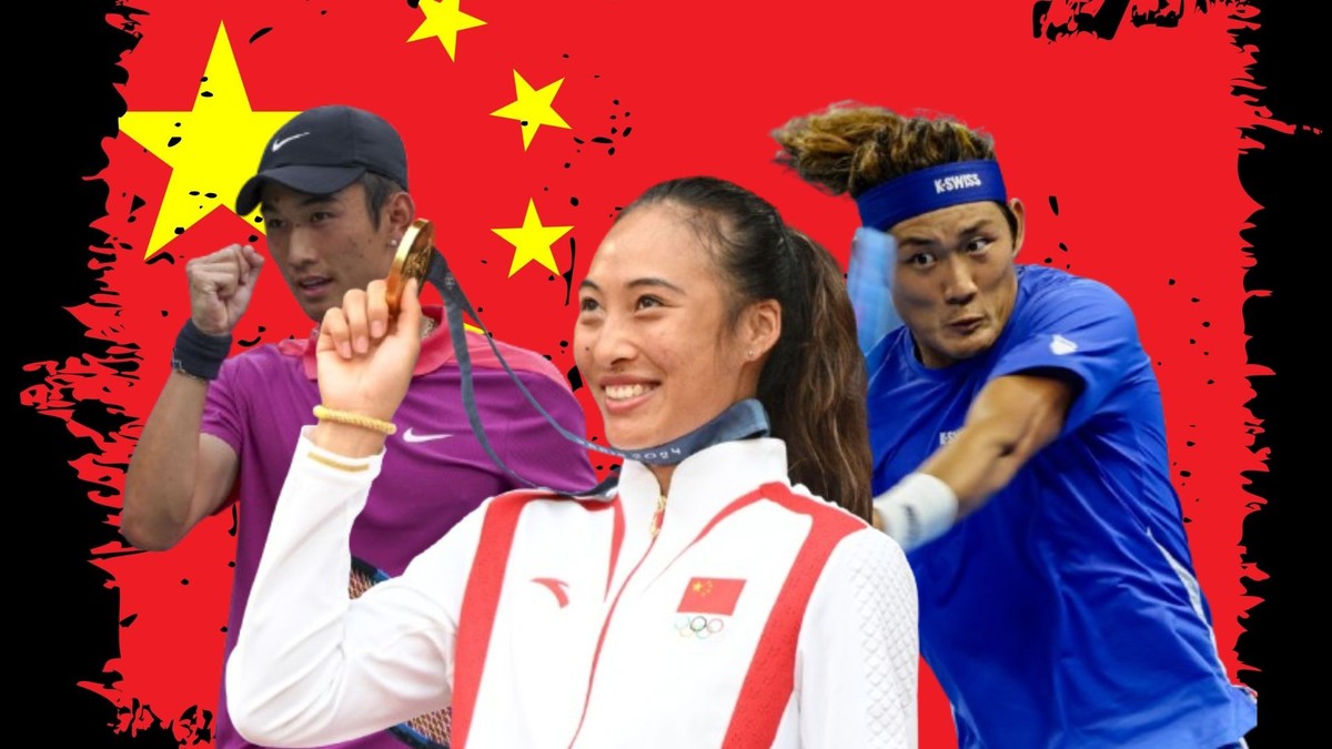Juncheng Shang, Zheng Qinwen et Zhizhen Zhang (de g. à d.) cartonnent actuellement.