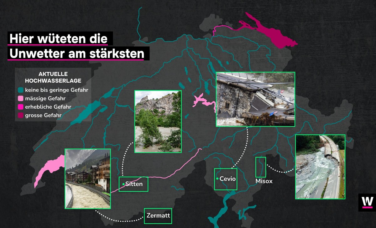 hier wüten die unwetter am stärksten 30.06.2024