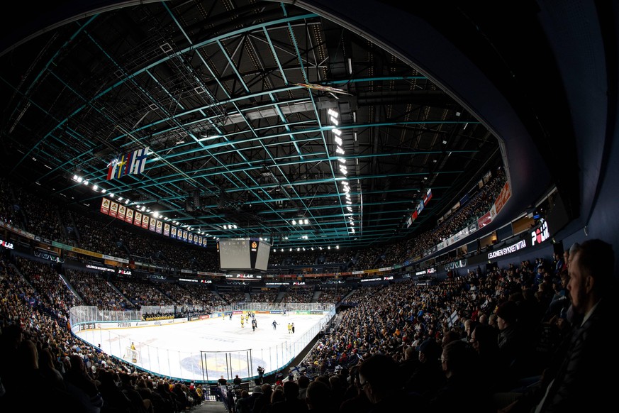 Inside view of arena during their Ice hockey, Eishockey Karjala tournament match between Finland and Sweden at the Hartwall Arena on 14 November 2021 in Helsinki, Finland. (Tomi Hänninen/Newspix24) PU ...