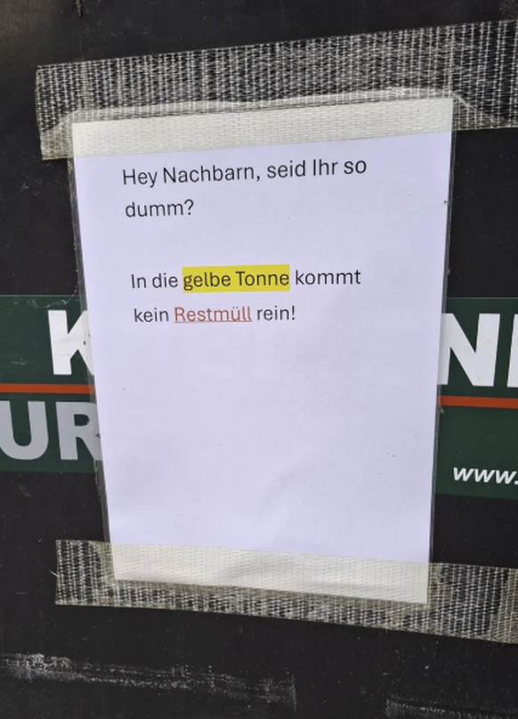 Zettel aus der Nachbarschaft