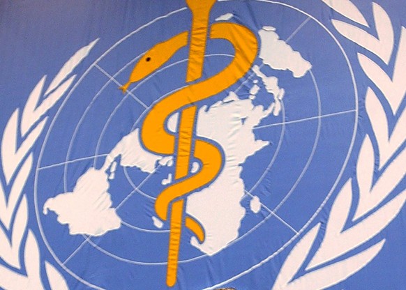 FILE - In this file photo dated Monday, May 17, 2004, The World Health Organisation, WHO, logo seen at the United Nations in Geneva, Switzerland. The World Health Organization