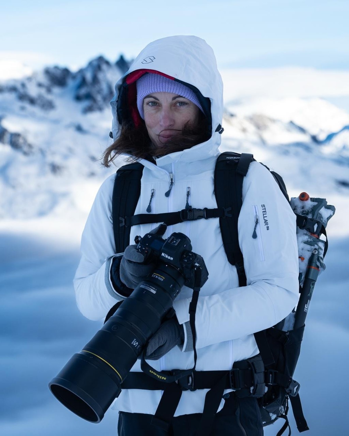 A travers ses films sur le sport et la montagne, Aurelie Gonin aime évoquer les enjeux de société.