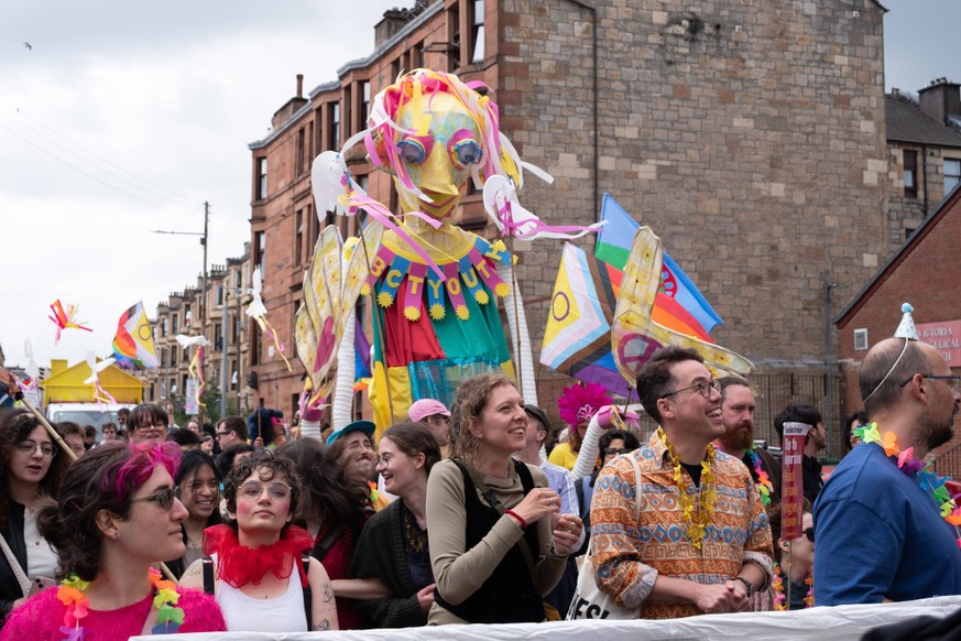 August 1, 2026, Glasgow, Scotland, UK: Hundreds of people took part in this years Govanhill International Festival &amp; Carnival parade, a community-led anti-racist arts and cultural event organised  ...