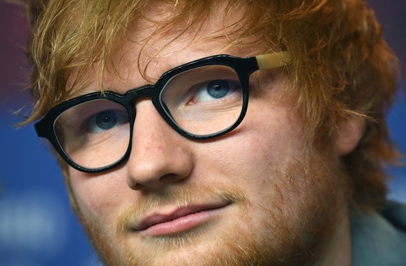 epa06849970 (FILE) - British singer and songwiter Ed Sheeran attends a press conference for &#039;Songwriter&#039; at the 68th annual Berlin International Film Festival (Berlinale), in Berlin, Germany ...