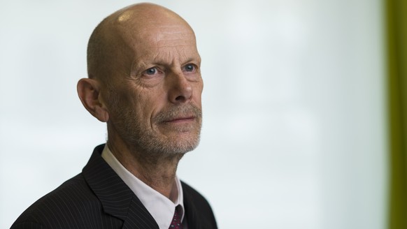 Daniel Koch, head of the Communicable Diseases Division at the Federal Office of Public Health, poses for a portrait after a media briefing about the latest measures to fight the Covid-19 Coronavirus  ...