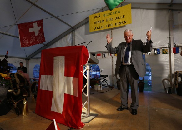 Christoph Blocher will gegen den Rahmenvertrag kämpfen, wie einst gegen den EWR.