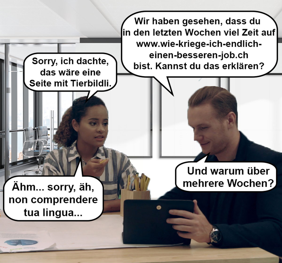 jobsuche dont's