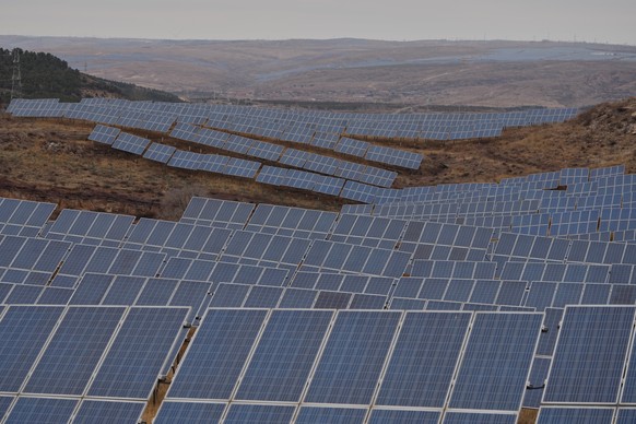 A solar farm operates in Datong, China, Friday, March 13, 2026. (AP Photo/Ng Han Guan)
Climate Fossil Fuels Conference