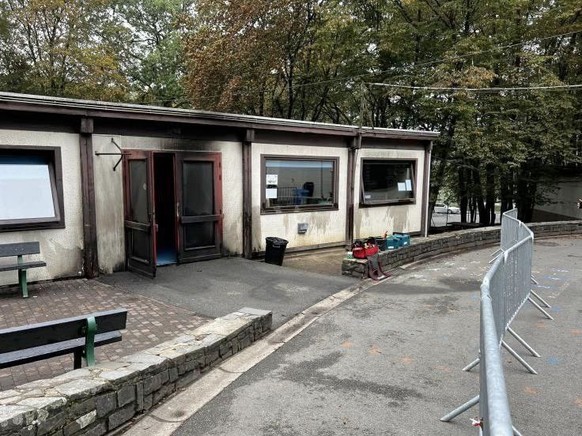 Fire in a Belgian school.