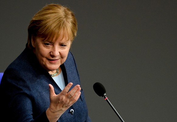 Angela Merkel freut sich über den Brexit-Deal.