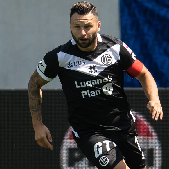 Renato Steffen (LUG), during the Super League championship match between FC Lugano and FC Zurich, Sunday, August 9, 2026, in Lugano. (KEYSTONE / Ti-Press / Pablo Gianinazzi)