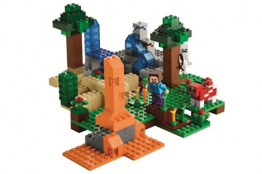«Minecraft» mit echten Lego-Steinen.
