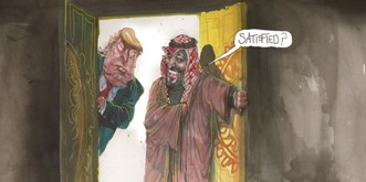 So böse und treffend analysieren Cartoonisten die Ermordung Khashoggis