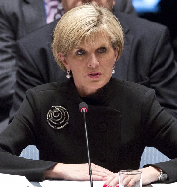 Die australische Aussenminister Julie Bishop.