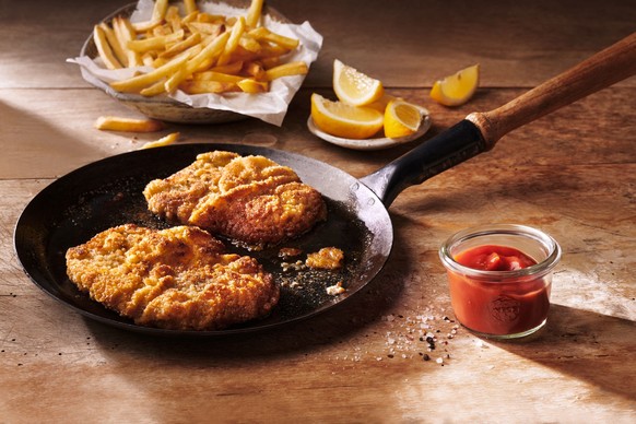 Panierte Kalbschnitzel