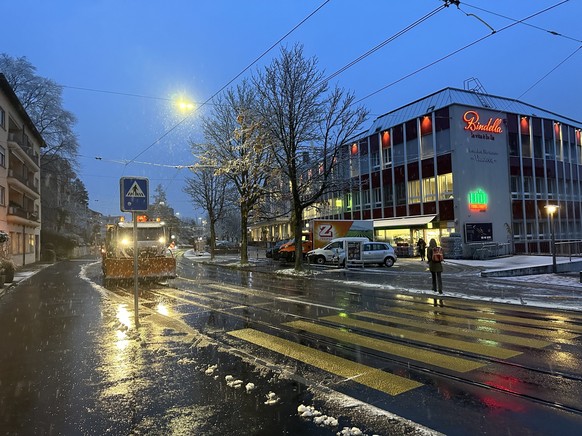 Zürich Wipkingen Schnee