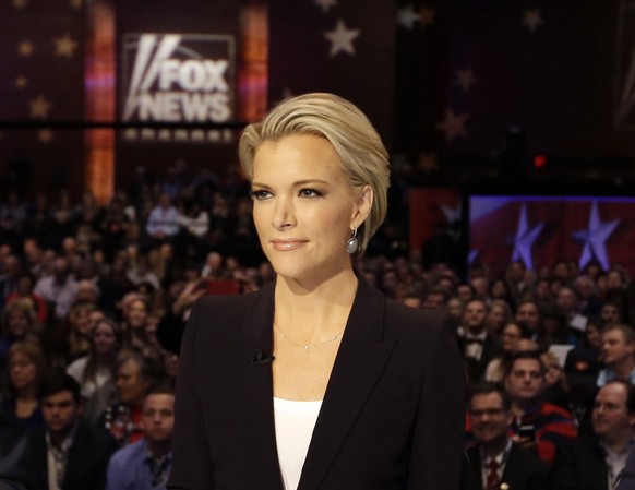 FILE - In this Jan. 28, 2016 file photo, Moderator Megyn Kelly waits for the start of the Republican presidential primary debate in Des Moines, Iowa. Former Republican House Speaker Newt Gingrich told ...