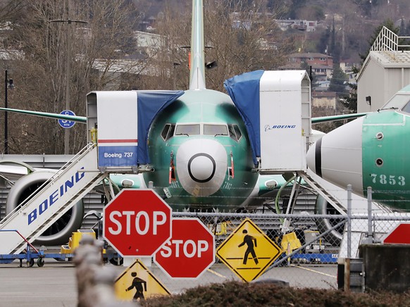 Nach dem Flugverbot für die Boeing 737 Max sind die Bestellungen beim US-Flugzeugbauer eingebrochen. (Archiv)