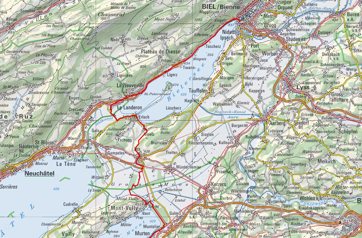 Die schönsten Velo-Ausflüge der Schweiz BIEL