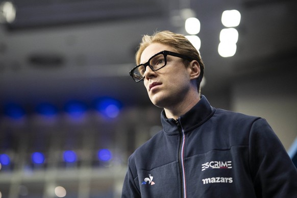Mazars Challenge International - Paris Fencing Match FOIL between Palumbo Francesca and Thibus Ysaora with her coach Race Imboden during the Mazars Challenge International de Paris fencing on January  ...