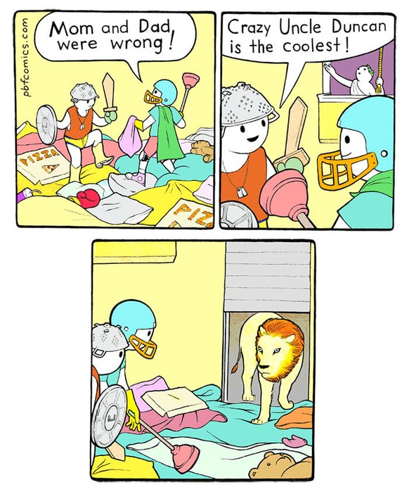 Diese 19 bitterbösen Comics nehmen ein unerwartetes Ende
Han no eis