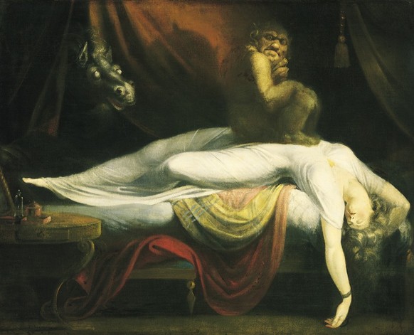 HÃ¤ng dir bloss keines dieser 5 GemÃ¤lde ins ZimmerÂ â sie sind verflucht!
Na da fehlt noch The Nightmare von John Henry Fuseli ð