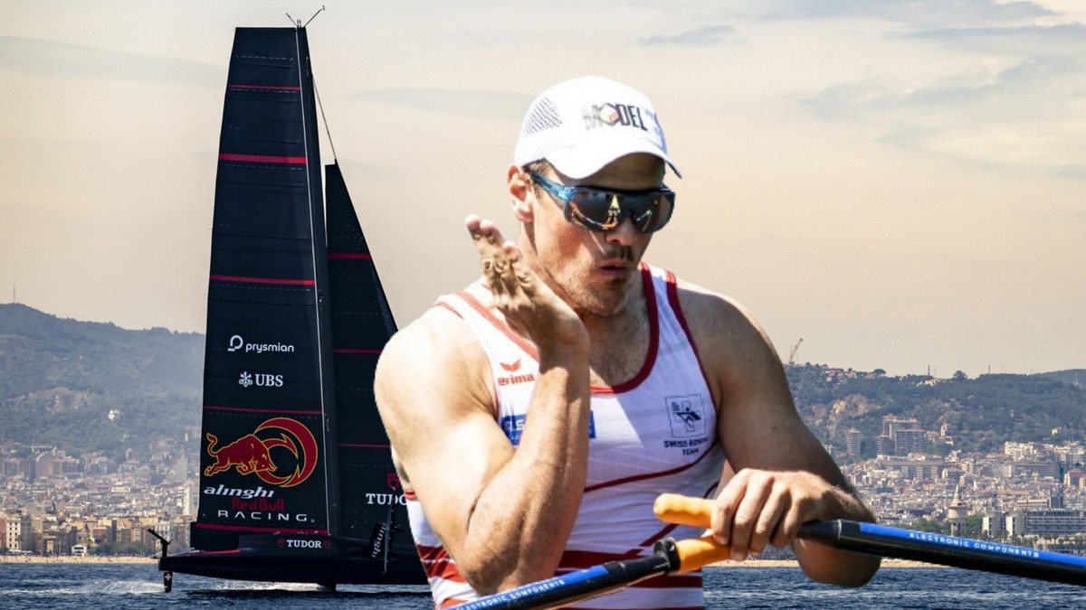 L'ex-rameur Nico Stahlberg fait désormais partie d'Alinghi Red Bull Racing.