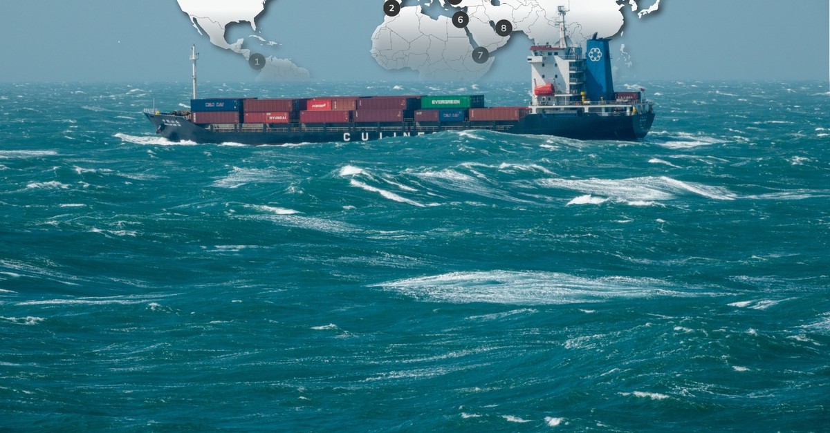 Die Nadelöhre der Weltwirtschaft: Diese 9 Passagen bestimmen die Handelsschifffahrt