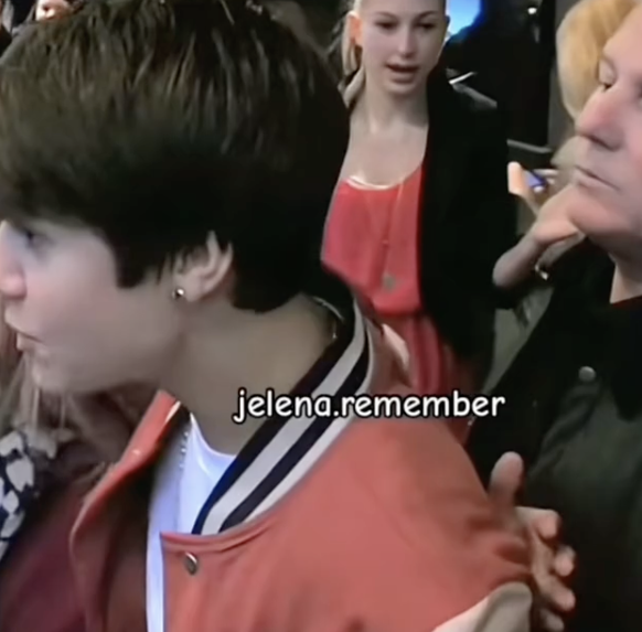 Hailey Bieber stalking Justin Bieber