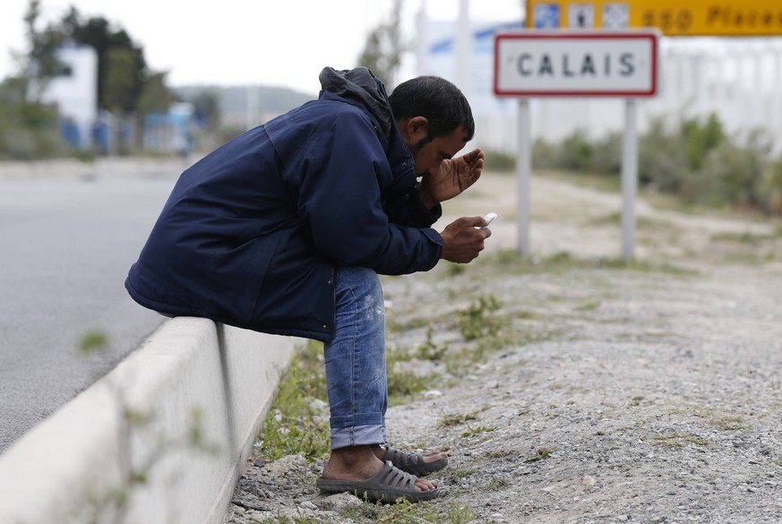 Endstation Calais: Tausende Flüchtlinge sind bei dem Versuch gescheitert, den Eurotunnel nach Grossbritannien zu durchqueren.