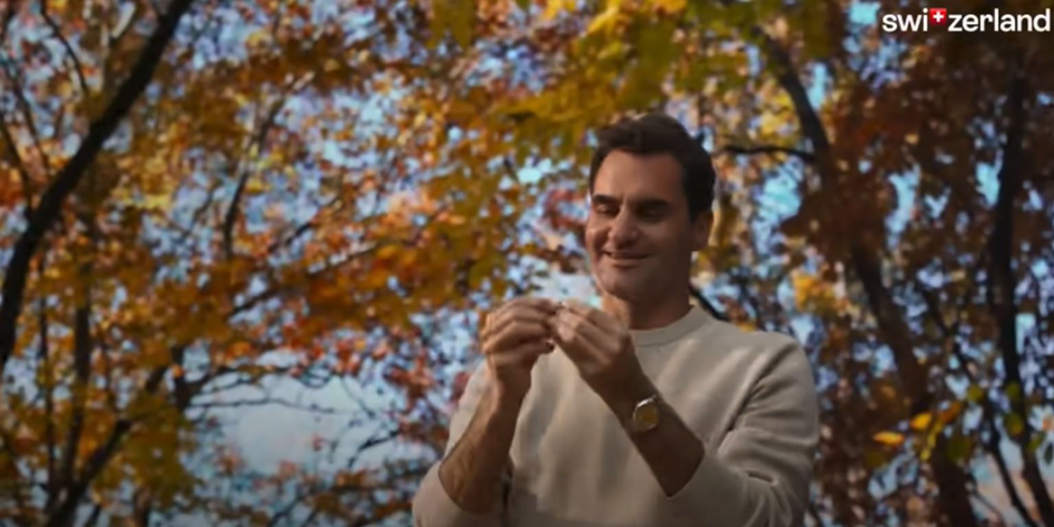 Federer Spot Werbung Schweiz Tourismus