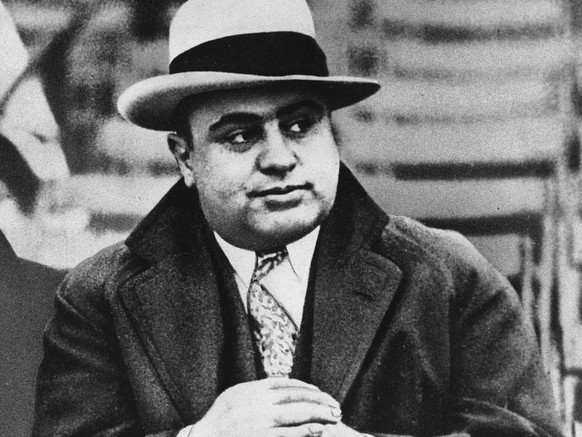 FILE - This Jan. 19, 1931 file photo shows Chicago mobster Al Capone at a football game. The legend of Eliot Ness, portrayed over the years by Kevin Costner and Robert Stack as an incorruptible hero,  ...