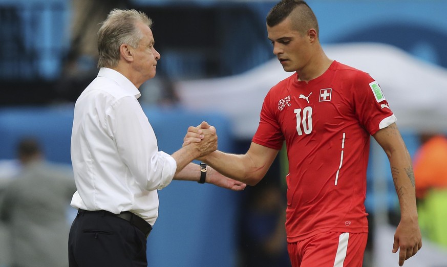 Ottmar Hitzfeld hält viel von Super-Talent Xhaka.&nbsp;