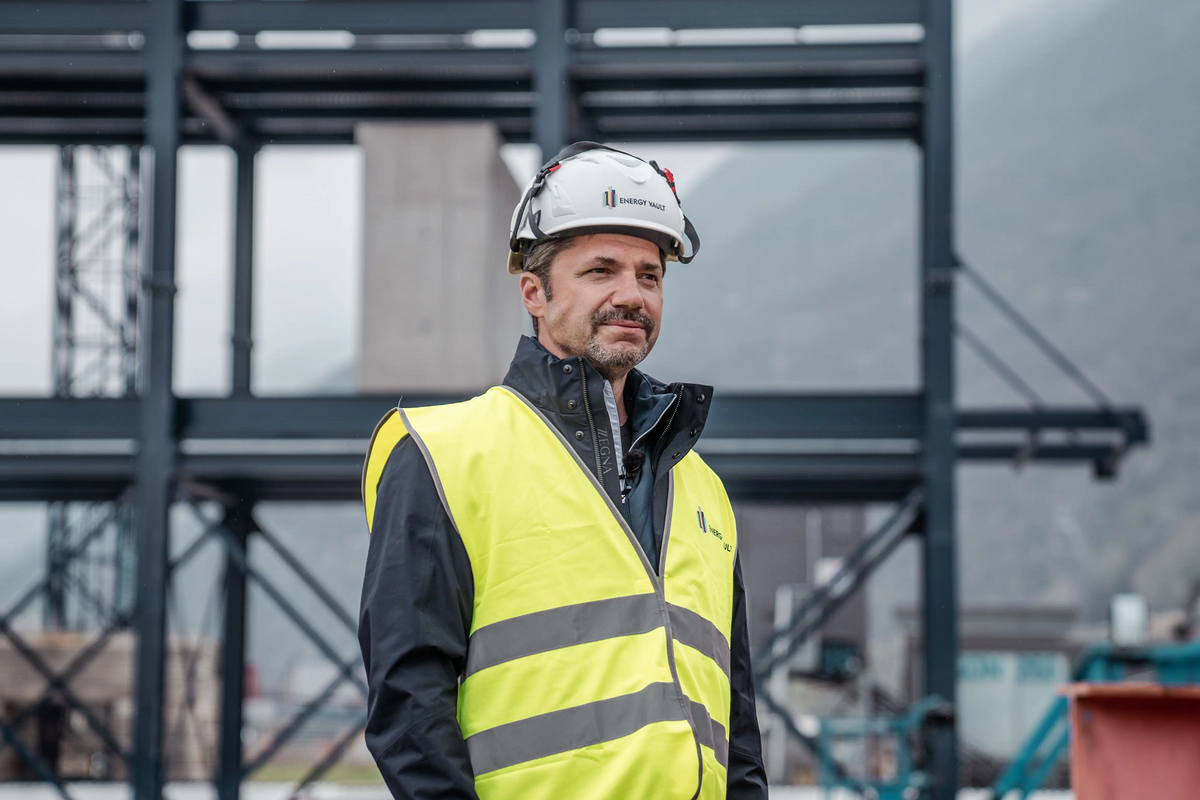 Le directeur d'Energy Vault, Robert Piconi.