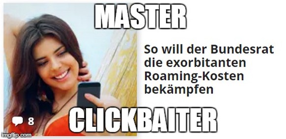 So will der Bundesrat die exorbitanten Roaming-Kosten bekämpfen