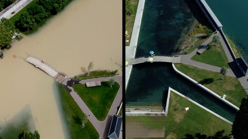 Letztes-Jahr-Hochwasser-jetzt-fast-kein-Wasser-die-Extreme-der-Aare-in-Bern