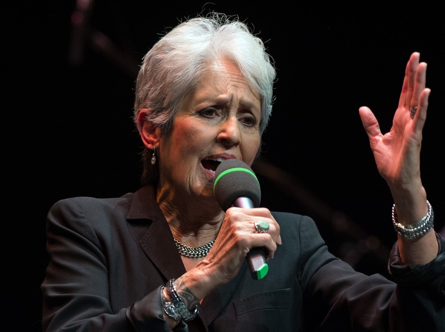 Joan Baez nahm nie ein Blatt vor den Mund.