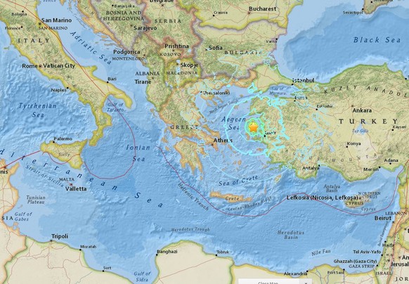 Erdbeben Türkei Ägais