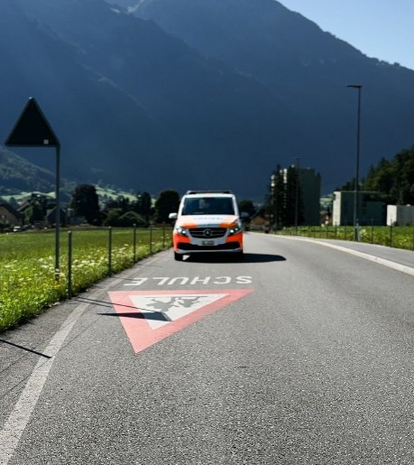 Glarus Polizei Schulstart