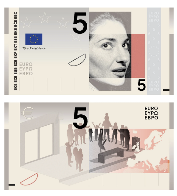 Neue Euronoten: Die verschiedenen Designs