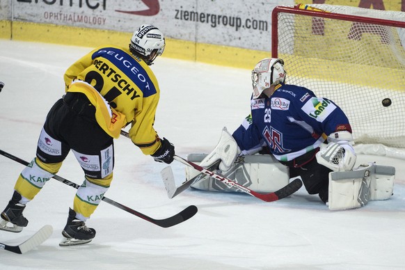 Christoph Bertschy traf gegen Biel doppelt.